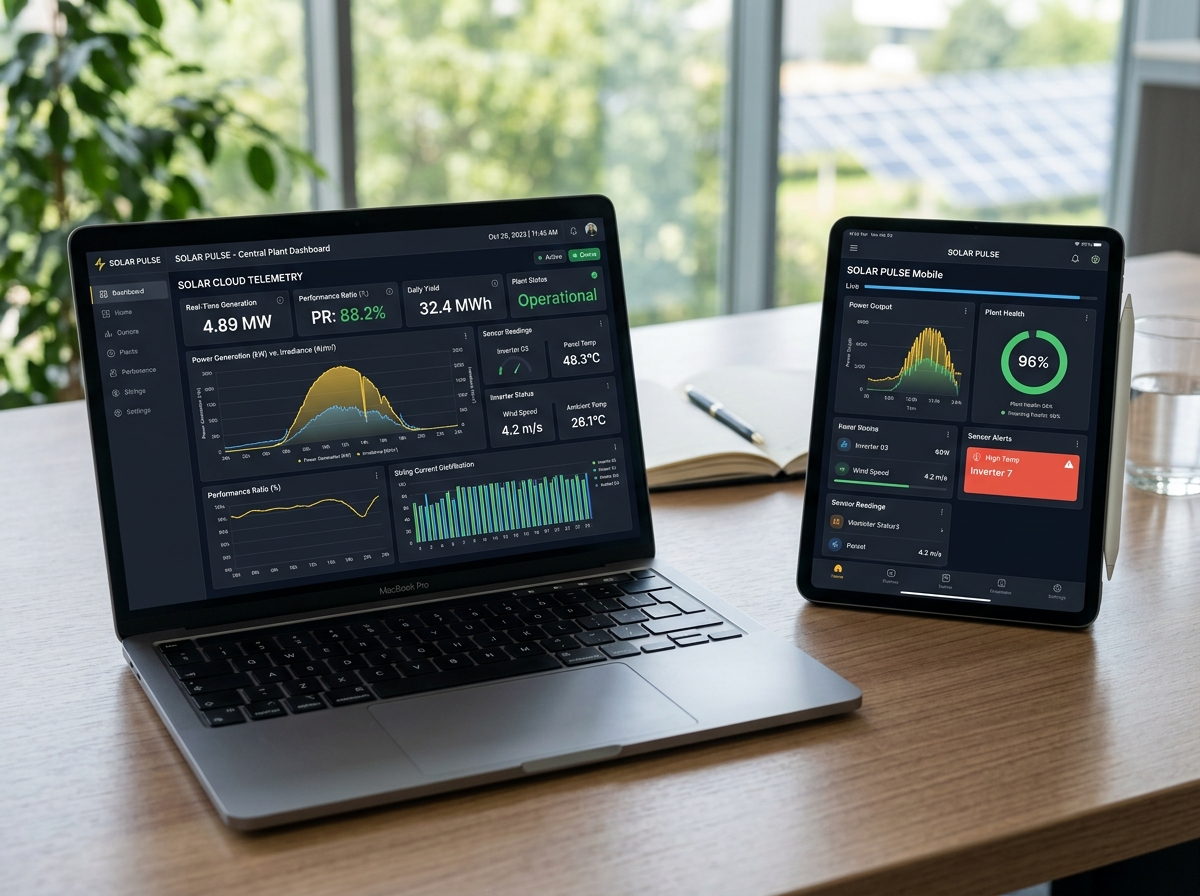 IoT Based Solar Monitoring System