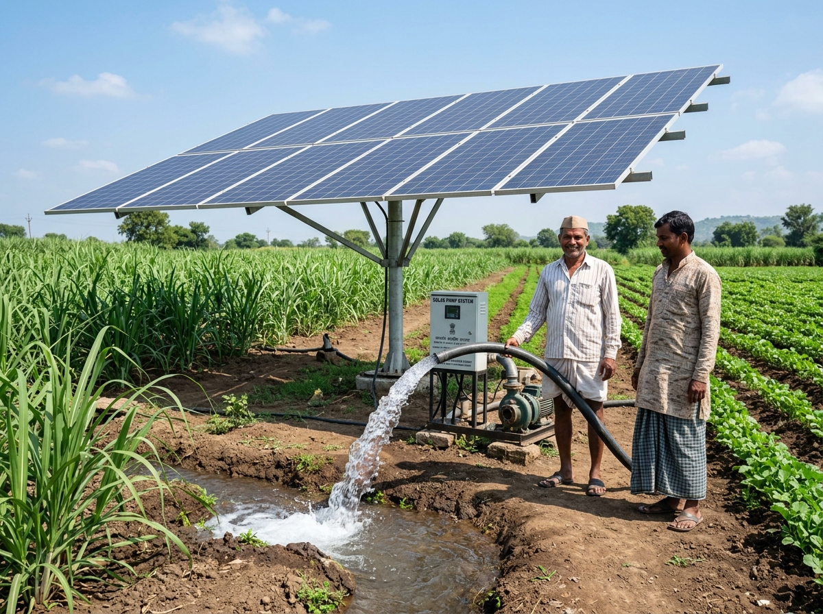 PM-KUSUM Solar Agricultural Water Pump Installation